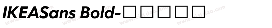 IKEASans Bold字体转换